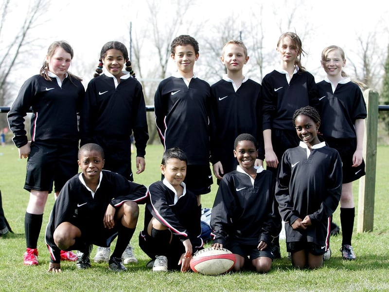 2007 - Mini Rugby at Casuals ground, Rushmills. Castle Primary in their new strip.