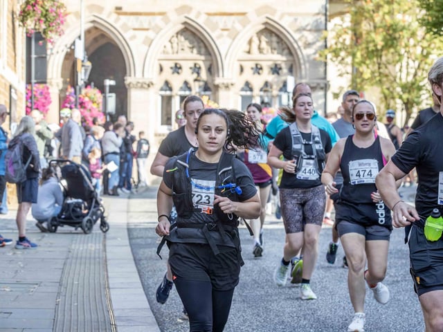 Hundreds of runners took part in the half marathon on Sunday September 15, 2024.