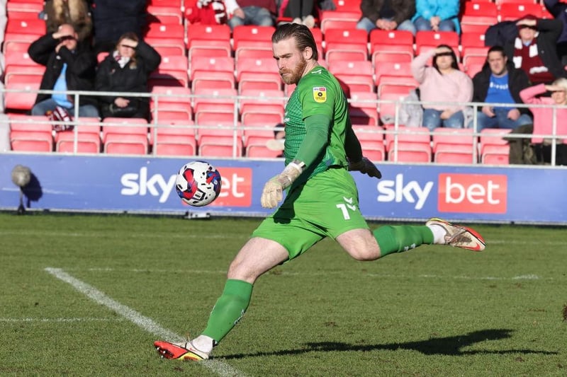 Good early stop from Watson before a couple of routine saves. Might have done better for McAleny's winner given the acuteness of the angle but perhaps was already hampered by injured at that point. Cobblers could do without losing him for the long-term... 6