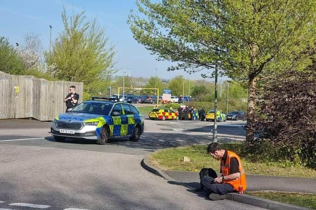 DHL was forced to close down following the discovery of a 'suspicious' package