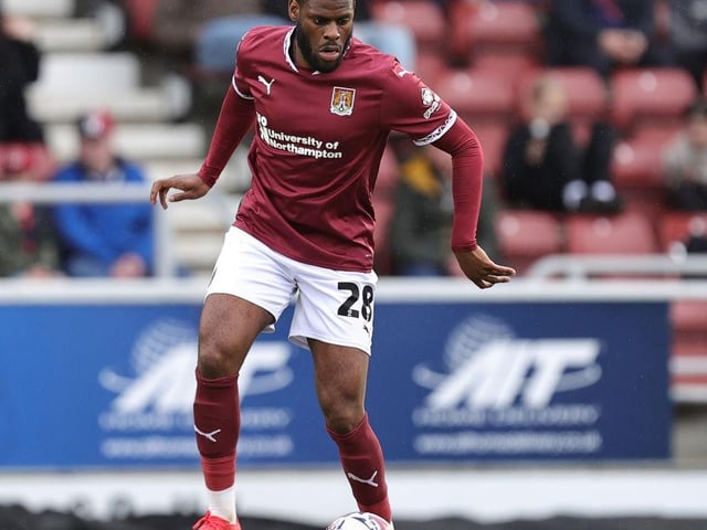 His goal-line clearance from Fletcher gave Cobblers a brief stay of execution before neither he nor Dyche took control and Ennis was allowed to race through on goal... 5.5