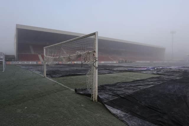 The freezing weather saw the majority of matches called off last weekend, including the Cobblers' Sky Bet League Two clash with Mansfield Town at Sixfields