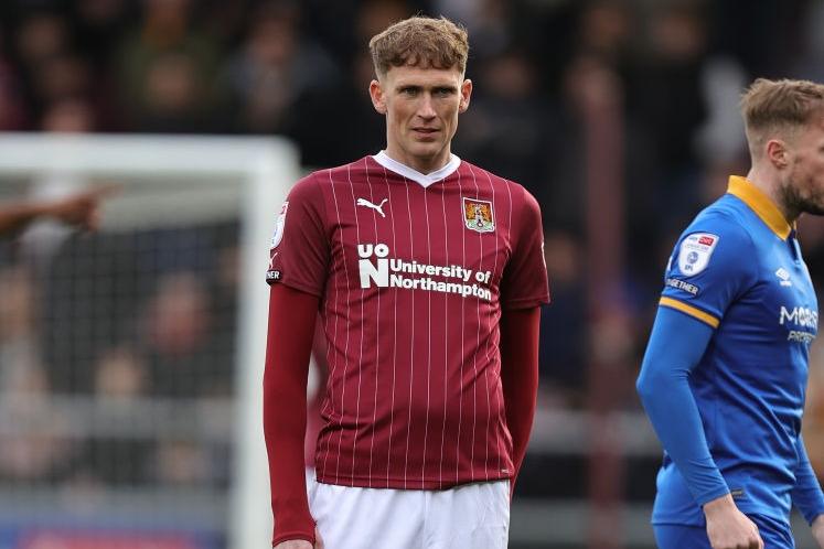 Another quiet Sixfields afternoon for Pinnock, who was hustled out of the game and given no time at all on the few occasions he got hold of the ball... 5
