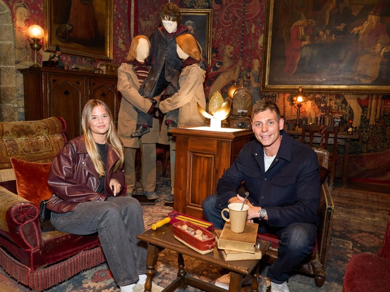 Made in Chelsea stars Tristan Phipps and Julia Pollard enjoy some Harry Potter magic