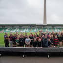 Women and girls attended the event hosted by Northampton Saints and Loughborough Lightning ahead of the Women's Rugby World Cup next year.