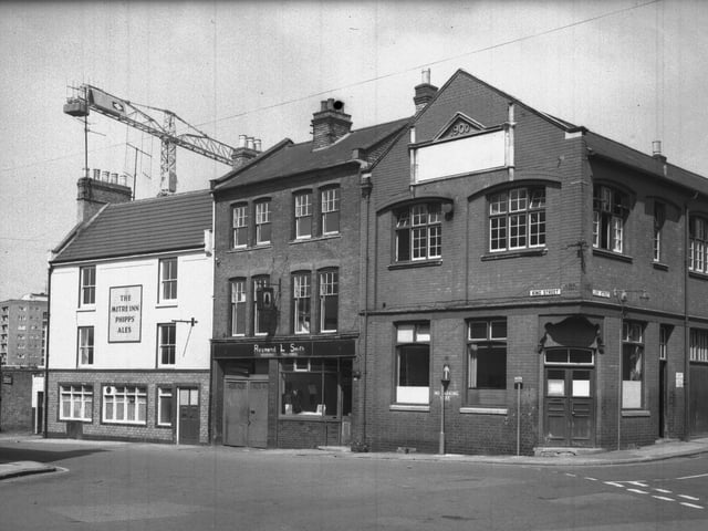 The Mitre Inn, Northampton, Kings Street/Silver Street junction