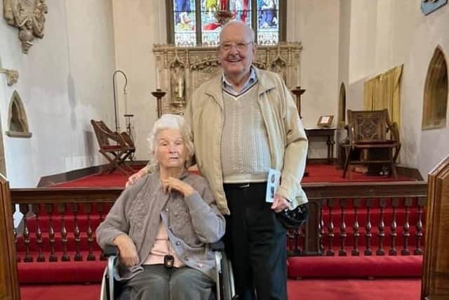 Jack and his late wife Irene, who got married in 1951.