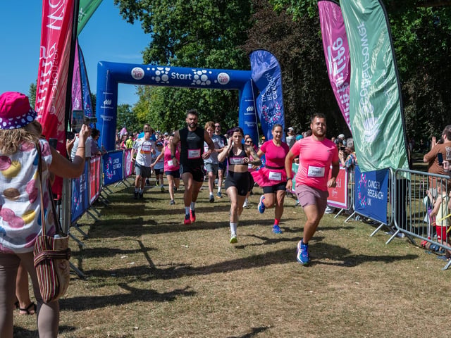 Runners taking part in the Race For Life at Abington Park in Northampton on Sunday, July, 12, 20026. Photo by David Jackson.