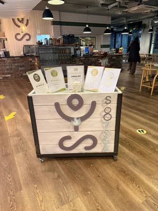 The SooGreens Cafe and Reception areas