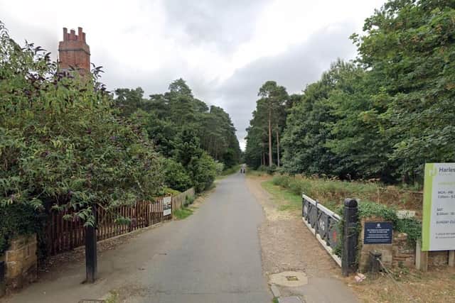 The Northants Search and Rescue Team was spotted at Harlestone Firs on Sunday morning (February 11)