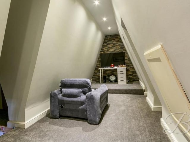 While on the subject of the roof lounge, we may as well have a look at it. A cute and quirky little space that could be the ideal retreat to watch the big match on TV.