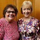Professor of Child Advocacy Eunice Lumsden with the Rt Hon Andrea Leadsom.