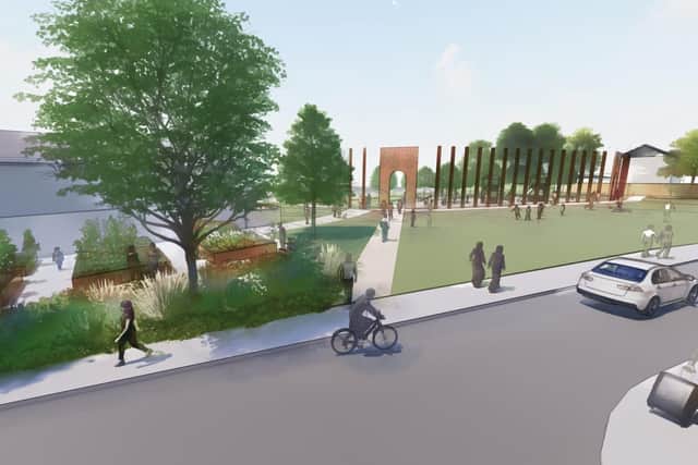 Here's an artist's impression of what the park will look like