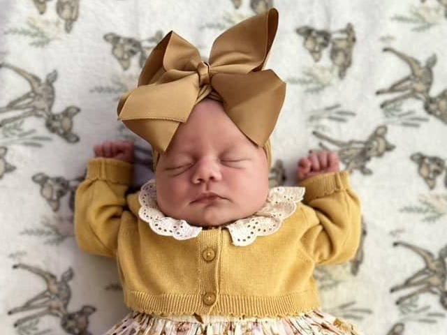 Sydney Jean Nova born on June 12 at 11.23am at Northampton General Hospital, weighing 8lbs 4oz.