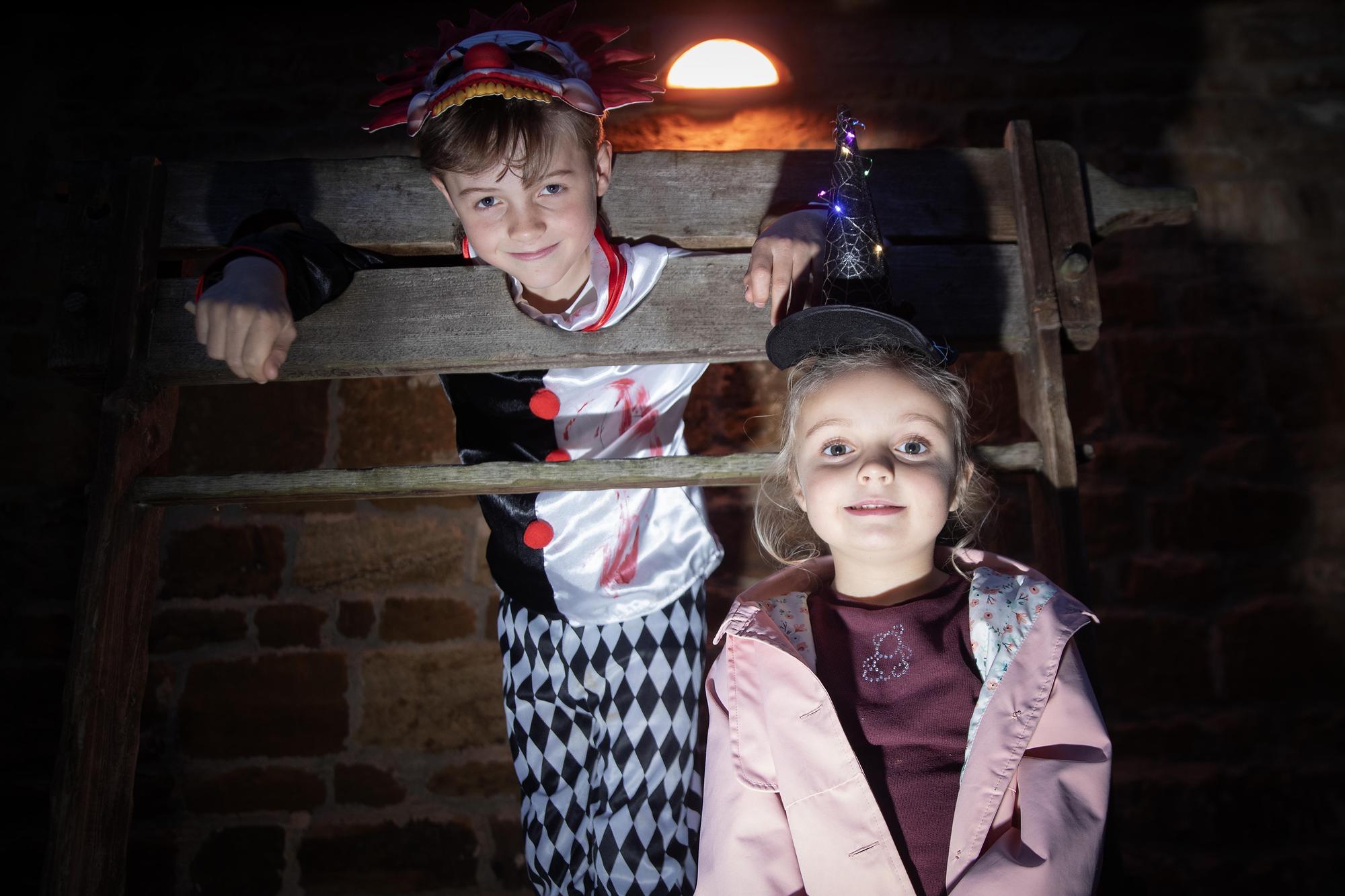Delapre Abbey hosted a spooky trail for families on Friday October 31.