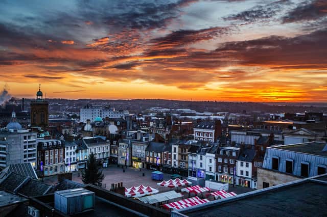 Here are some places to enjoy some glorious sunset views of Northampton.