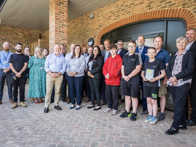 The special school has been extended and will now offer 118 spaces when it opens in September.