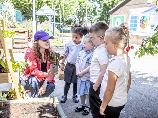 Briar Hill Primary School unveiled its new garden on Friday (June 9) to promote the importance of green space for children.