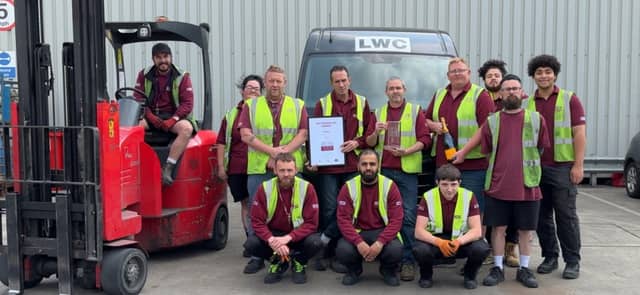 Part of the winning LWC team