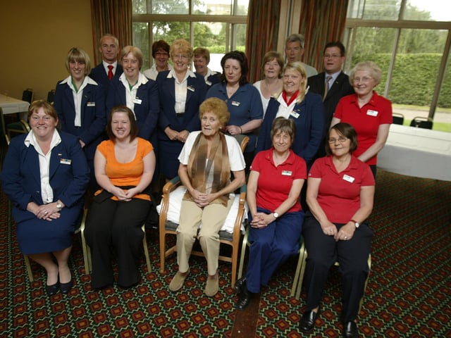 Long Service awards at the Park Inn Northampton, celebrating 240 years service. Picture taken in 2007