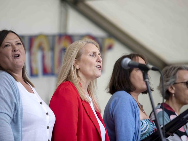 Although it is a music festival run with and for disabled individuals, it was open for all to enjoy.