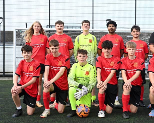 Kettering FC show off their new kits thanks to McCarthy Stone