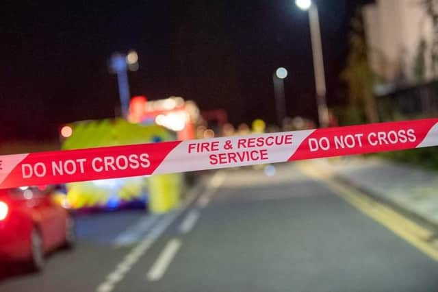 Fire crews are dealing with an "ongoing incident" in Brackley town centre.