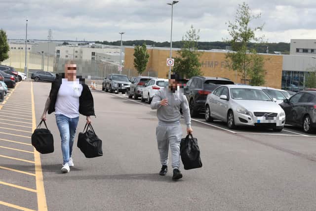 Released prisoners walk away from HMP Five Wells in Wellingborough/National World