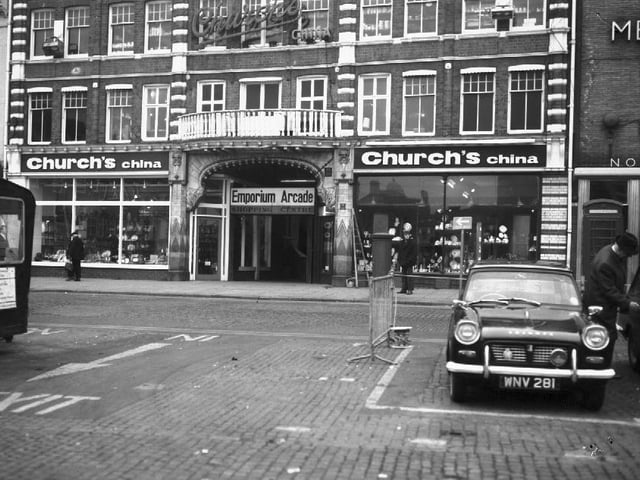 Emporium Arcade, The Parade, Market Square, Northampton, February 8, 1971