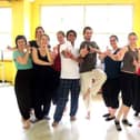 sanjeev jimmy during workshop of indian & Bollywood dance fitness.