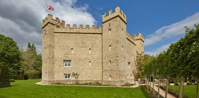 Stowe Castle, a unique eighteenth century farmhouse, disguised as a medieval-style castle, has been brought to the market by Savills