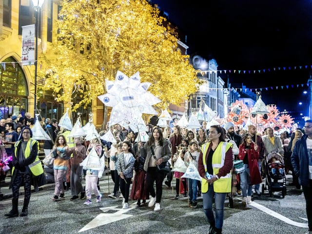 The parade and wider Diwali festival took place in Northampton town centre on Saturday October 26.