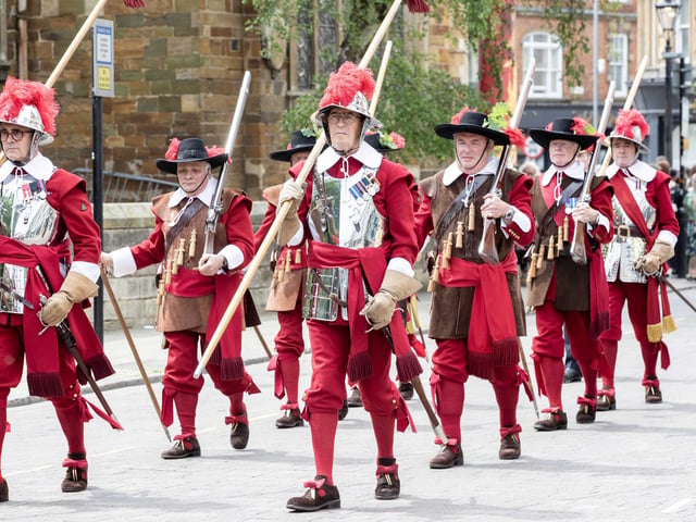The ceremony and procession took place in and around All Saints Church on Thursday May 29.