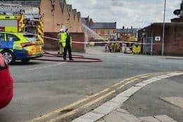 Firefighters were called just after 2.30pm on Tuesday May 16.