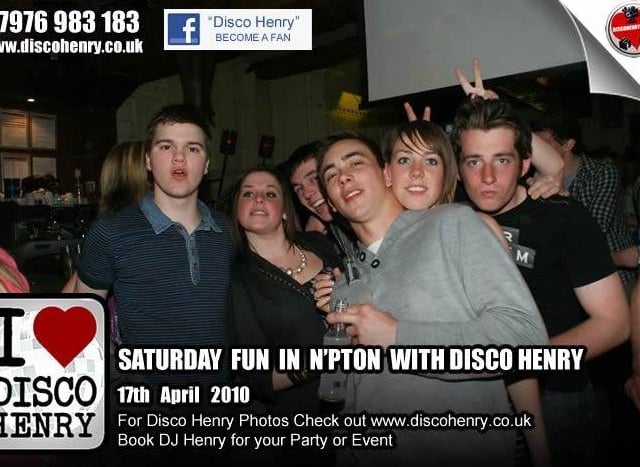 Nostalgic pictures from a night out at NB's