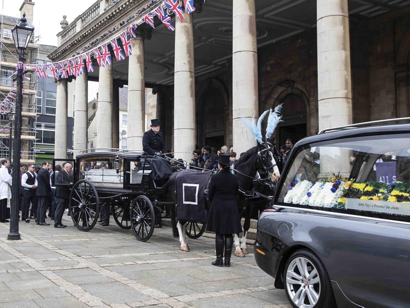 Hundreds attended All Saints' Church in town on Friday morning (May 12) to pay their respects to 16-year-old fatal stab victim Fred Shand