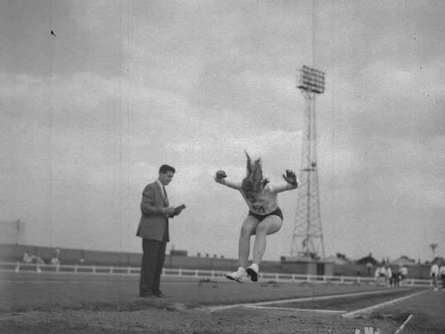 Mid-Northants Schools sports at British Timken Showground, Duston, Northampton.