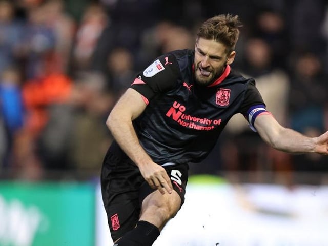 A lot rests on the skipper's form and fitness in the current circumstances and once again he stood up and delivered. He was dominant aerially and marshalled the back four to their first away clean sheet of the season, made all the more impressive by the fact these are the only four defenders Cobblers have available... 8 CHRON STAR MAN