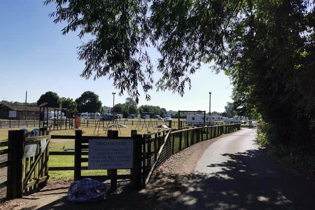 The park at 9.15am on Friday (July 8)