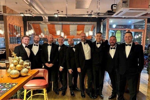 The Bellway East Midlands team at the Homebuilder Safety Awards