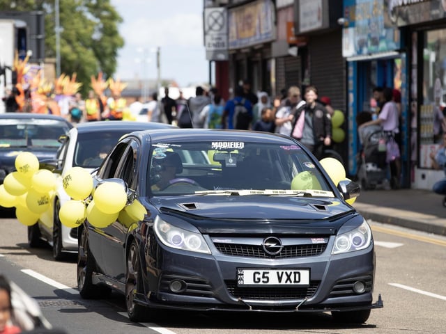 An explosion of joyous colour took over Northampton during the carnival on Saturday June 14.
