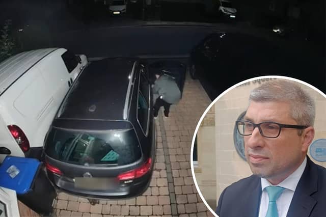 West Northamptonshire Council Leader Mark Arnull was the subject of a theft from his car last month.
Credit: Nadia Lincoln LDRS / Mark Arnull
