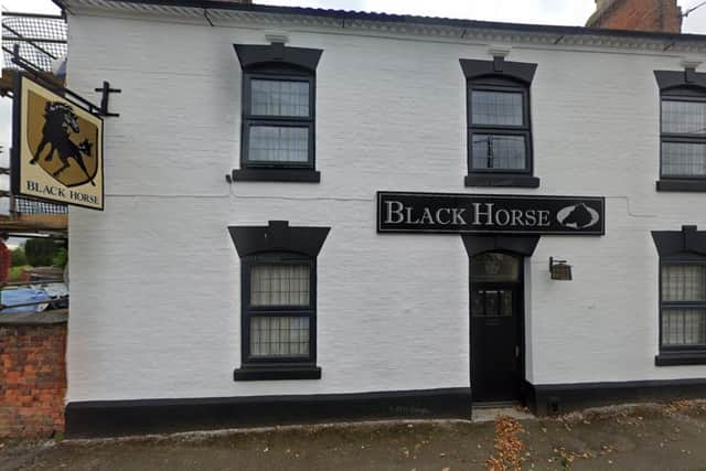 The Black Horse pub, Cold Ashby.