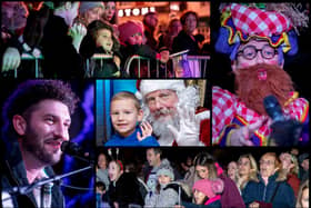 Panto stars, Santa and singer Billy Lockett all joined the fun as Northampton switched on Christmas lights on Saturday (November 28).