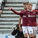 Mitch Pinnock fired the Cobblers into a first-half lead in their clash with Port Vale at Sixfields (Photo by Pete Norton/Getty Images)