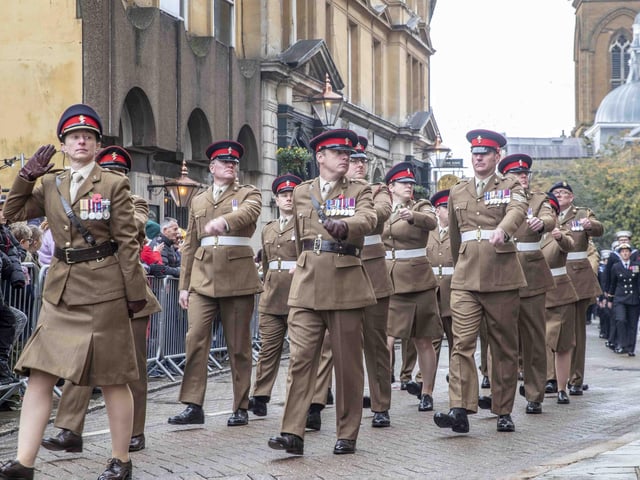 Remembrance Day 2023, Northampton. (Pictures: Kirsty Edmonds)