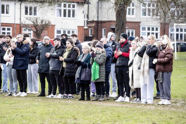 Luke, a 20-year-old amateur footballer for Hunsbury Hawks FC, sadly died a year ago on January 23, 2023. His team paid tribute to him at their game at Abington Park on Sunday (January 21).