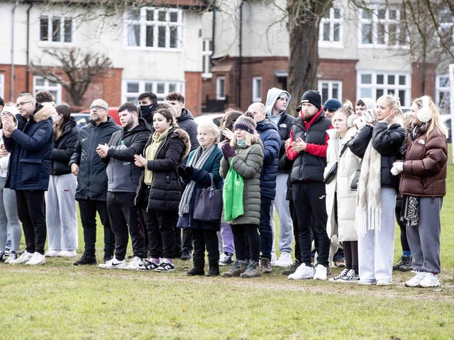 Luke, a 20-year-old amateur footballer for Hunsbury Hawks FC, sadly died a year ago on January 23, 2023. His team paid tribute to him at their game at Abington Park on Sunday (January 21).