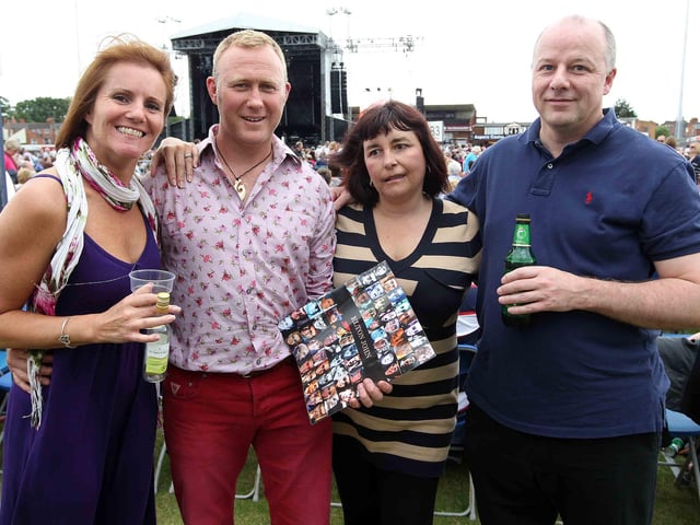 Sarah Cox, Michael Cox, Alison Bannister and Mark Bannister from Northampton.