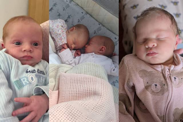 Some of the adorable babies born last month...